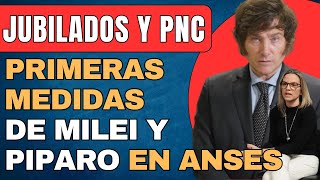 Una PRIMERA DECISION DE MILEI Y PÍPARO para JUBILADOS PENSIONADOS Y PNC BONOS O TARJETA ALIMENTAR [upl. by Estrin545]