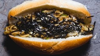 DIY YakisobaPan Japanese Style Sandwich  SAM THE COOKING GUY [upl. by Katya292]