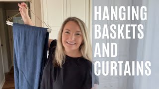 How I’m Hanging Baskets And Curtains [upl. by Salba]