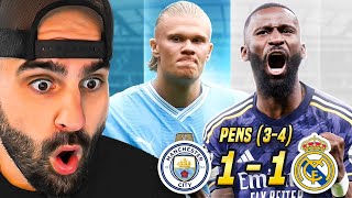 Real Madrid KNOCKOUT Man City On Penalties l LIVE REACTION [upl. by Bertilla742]