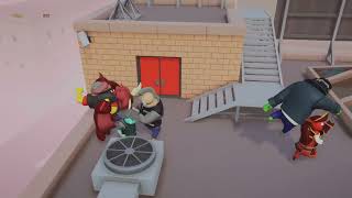 4 Ruffians Doing Waves in Gang Beasts [upl. by Ylac]