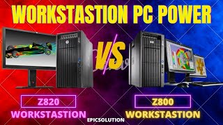 Z800 WORKSTATION VS Z820 WORKSTATION  REVIEW  gaming editing workstations programming [upl. by Inaffit67]