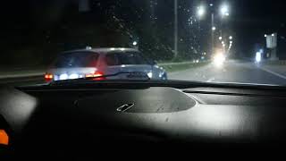 BMW 320d e91 vs Mercedes C200 Kompressor  Night Sunflower Seeds Chopping 2 [upl. by Celina]