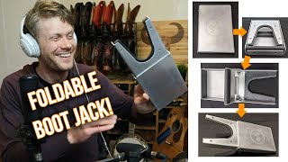 INCREDIBLE Foldable Boot Jack for Cowboy Boots [upl. by Adav]