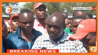 Dejected Tharaka Nithi residents threaten to withdraw support for DP Ruto [upl. by Fleischer]