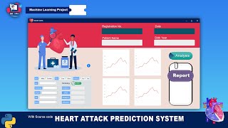 Heart Attack Prediction System using Machine Learning with Python  GUI Tkinter Project  Part 1 [upl. by Yzzik]