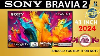 Sony Bravia 2 43 Inch TV  Sony Bravia 2 TV  Best 43 Inch 4K TV 2024  Best 4k Tv in 2024  Best Tv [upl. by Enoj557]