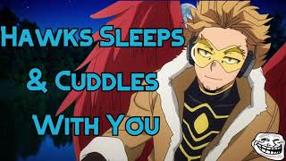 Hawks Sleeps and Cuddles with You  Hawks X Listener  ASMR  Sleep Aid  MHA Audio Roleplay Troll [upl. by Larual]