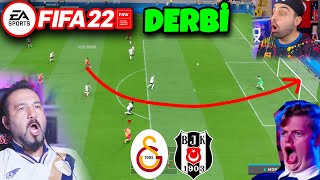 FIFA 22 GALATASARAYBEÅÄ°KTAÅ DERBÄ°SÄ° 25 METRE GOL  ÃœMÄ°DÄ° Ä°LE FÄ°FA 22 OYNUYORUZ  FIFA 22 Ã‡IKTI [upl. by Hazrit]