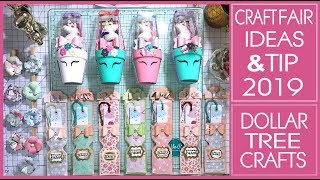 Craft Fair Ideas 2019  3 Ideas plus Craft Fair Tip  Dollar Tree Crafts [upl. by Richman]