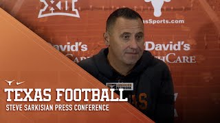 Steve Sarkisian Press Conference Nov 27 2023 [upl. by Rohpotsirhc]