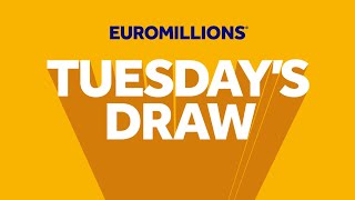 The National Lottery EuroMillions draw results from Tuesday 18 June 2024 [upl. by Hnao]