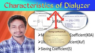 Characteristics of Dialyzer  Mass transferarea coefficient Ultrafiltration amp Sieving coefficients [upl. by Esinyt515]