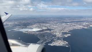 Newark NYC Overview on LaGuardia Arrival on United A320 [upl. by Yerot]