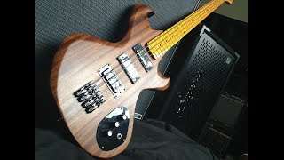 Martyn Scott Instruments  Solid Sapele Bass [upl. by Vastah]