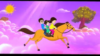 लकड़ी की काठी  Lakdi ki kathi  Hindi Poem  Animated By PTV kids cartoon [upl. by Sherill]