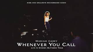 UNHEARD Mariah Carey  Whenever You Call Live in Sydney Butterfly Tour  1998 SOUNDBOARD [upl. by Aicirtak759]