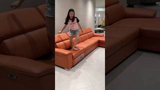 Part 58Multifunctional sofa bed bright orange beautiful and practical furniture sofasofa bed [upl. by Jacobine]