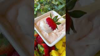 Strawberry Fruit Dip  Smooth and creamy fruit dip for any occasion [upl. by Gujral70]