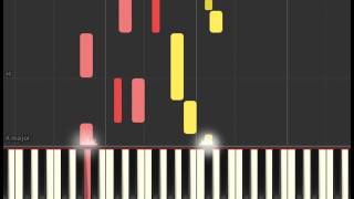 Petes Dragon Soundtrack The Lumineers  Nobody Knows Piano sheet amp Synthesia [upl. by Affer587]