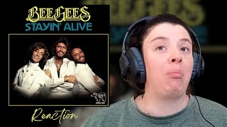 Bee Gees  Staying Alive Reaction Video First Time Watching [upl. by Hesketh]