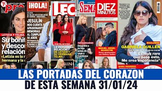 🚨🔴ESTAS son las PORTADAS de las REVISTAS del CORAZÓN de hoy MIÉRCOLES 31 de ENERO [upl. by Anselmi]