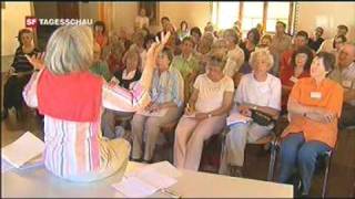 Musikdorf Ernen  Schreibseminar mit Donna Leon SF Tagesschau vom 1972011 [upl. by Livi]