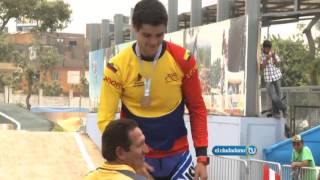 Alfredo Campos suma para Ecuador una medalla de Oro en la disciplina BMX [upl. by Ayekahs272]