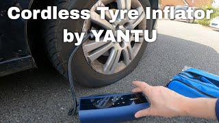 Cordless Tyre Inflator by YANTU Review [upl. by Olympie]