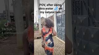 natural hairI have been using okra water to get m growth and long hair [upl. by Anuqahs]