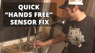 Quick Fix for your Kitchen Faucet quotHands Freequot Sensor [upl. by Rese230]