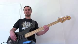 Livewire Rock Academy Reef  Place Your Hands Bass Guitar Lesson [upl. by Cahan]