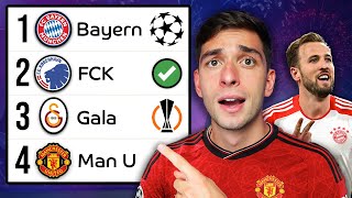 REACTING to my UEFA Champions League 202324 Predictions [upl. by Nelrac957]