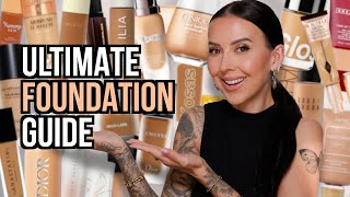 I Bought EVERY FOUNDATION at SEPHORA amp TESTED Them Back to Back [upl. by Yrelbmik]