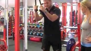 Cable Rope Tricep Extension  In the Gym [upl. by Llerral]