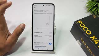 fix accessibility menu problem in poco x4 pro  poco x5 pro me accessibility menu kaise band kare [upl. by Myrah]