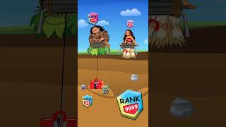 MOANA 2 gold digging game Rank Up Challenge  moana maui rankup shorts catnap levels [upl. by Vaientina]