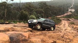 Mundaring Powerline Track WH  WK Jeep with Quadradrive 2 [upl. by Prebo]