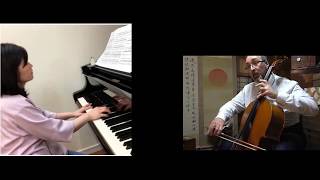 Mendelssohn Lied Ohne Worte Op109 メンデルスゾーン 無言歌 Eduardo del Río RoblesVc Kimiko FunamotoPf 船本貴美子 [upl. by Yamauchi903]