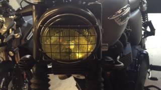 LED Headlight Upgrade Triumph Scrambler [upl. by Nylaf503]