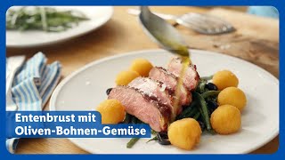 Entenbrust mit Gemüse Rezept  Lidl Österreich [upl. by Ayikur]