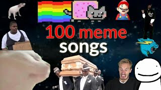 100 meme songs with real names [upl. by Thrasher]