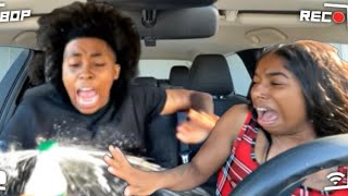 EPIC EXPLODING SODA PRANK ON ANGRY GIRLFRIEND IN THE CAR  😡  GOES TERRIBLY WRONG [upl. by Hsemar444]