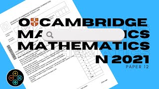 O Level Math D October November 2021 Paper 12 402412 [upl. by Wun959]