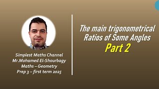 The main trigonometrical ratios of some angles 2G9T12025 [upl. by Wende271]