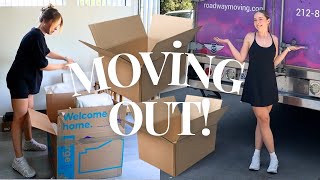 Moving Out Vlog Moving Into My New LA Apartment [upl. by Naval]