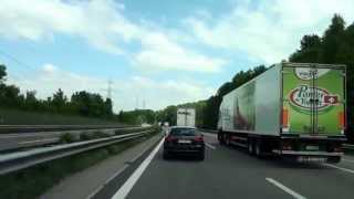 From Biel to Buchs ZH Switzerland Driving Video 062013 FullHD [upl. by Narual]