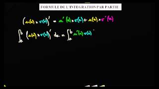 Démonstration de la formule dintégration par partie abrégé IPP [upl. by Stephania40]