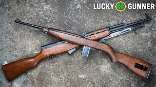 M1 Carbine versus SKS Milsurp Showdown [upl. by Rimahs]