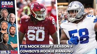 An Early Mock Draft  How Did Cowboys Rookies Grade Out In 2023  GBag Nation [upl. by Gnil]